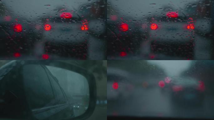 下雨天城市开车【侵权必究】