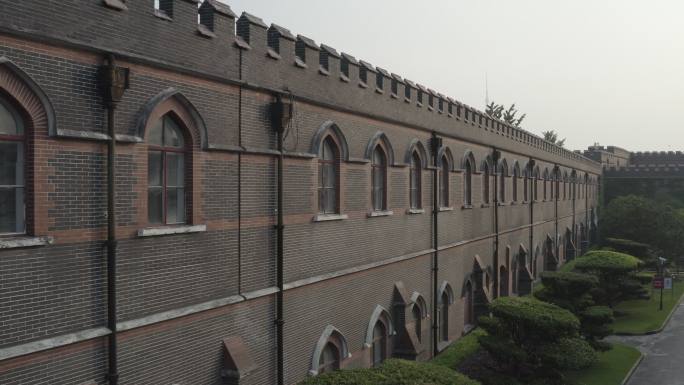 4K-Log-航拍杨树浦水厂老建筑