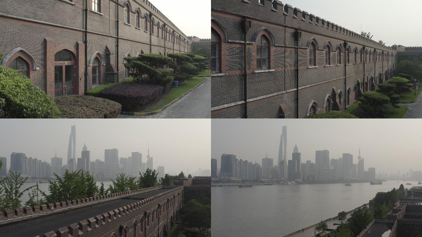 4K-Log-航拍杨树浦水厂老建筑