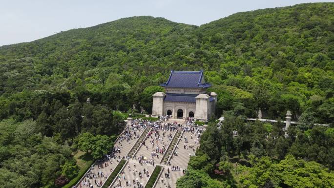 南京中山陵航拍