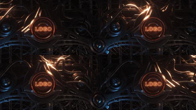 夜店酒吧工业风三维待客前场工程