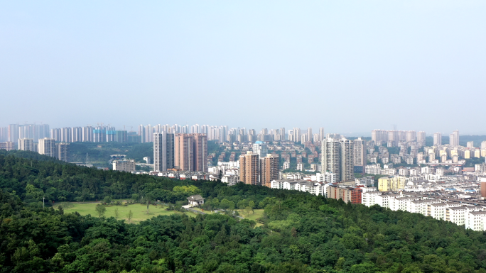 【4K】湖北荆门市中心航拍