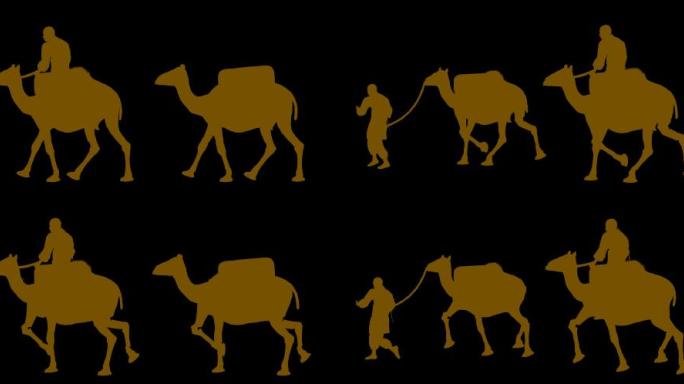 骆驼剪影三种循环