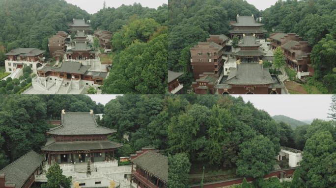 森林环抱昭山古寺