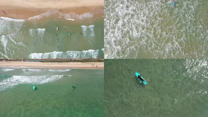 三亚冲浪海水海浪划艇户外