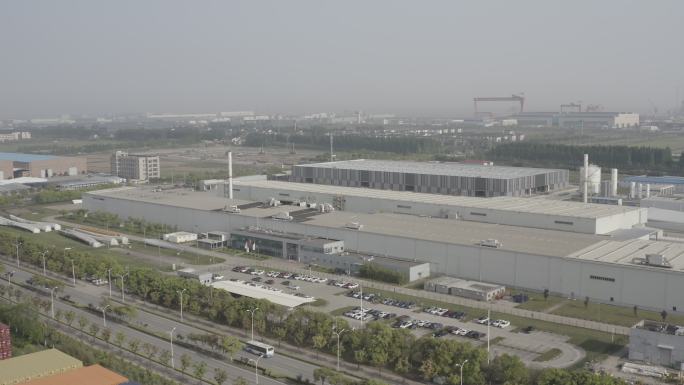4K-Log上海自贸区临港新片区工业地标