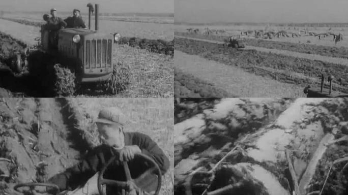60年代农村农业拖拉机生产