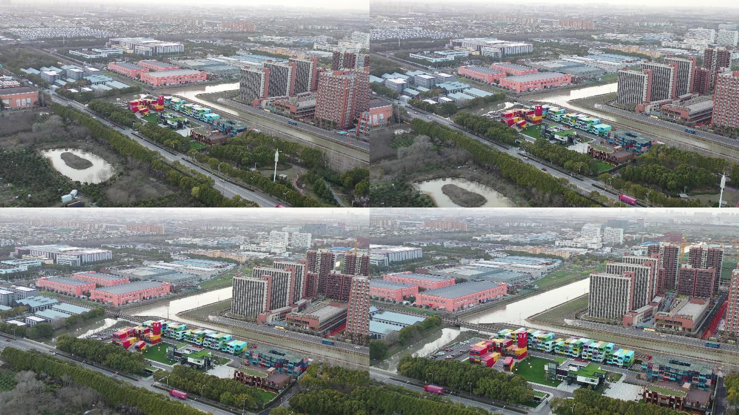 4K原素材-上海交通大学国家大学科技园