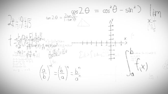白板上的数学公式