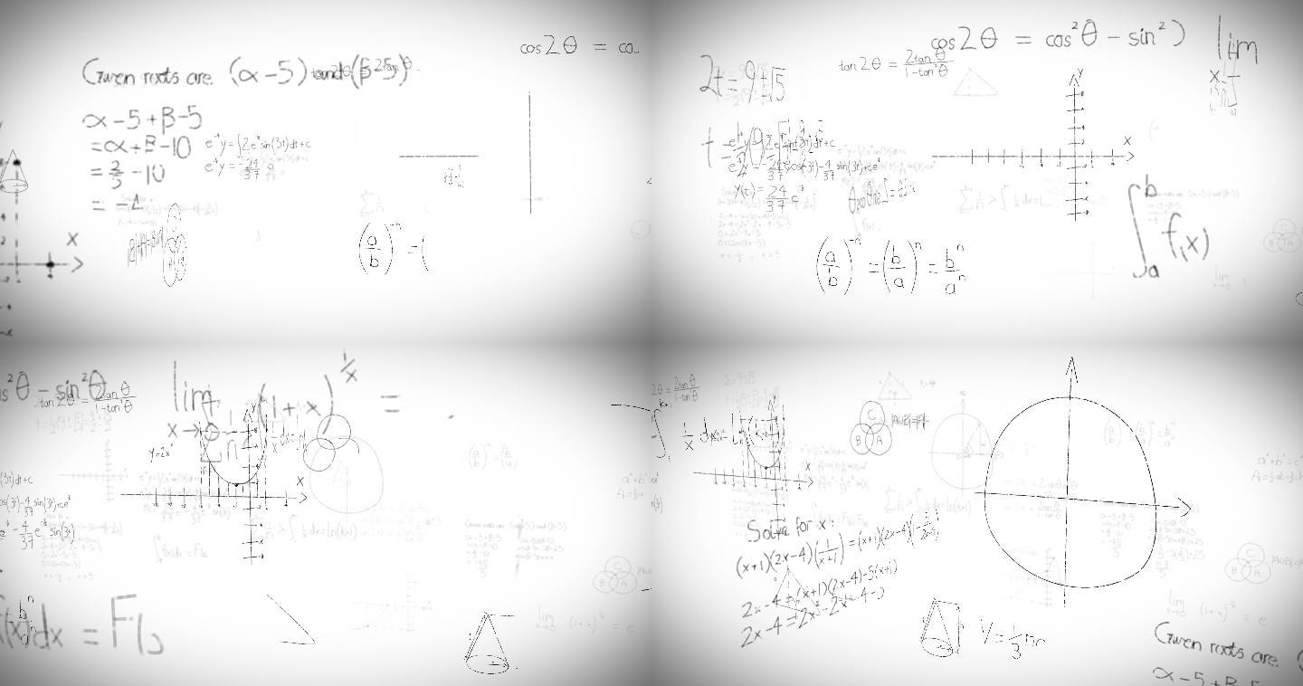 白板上的数学公式