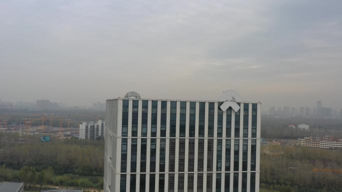 4K原素材-航拍蔚来中国总部