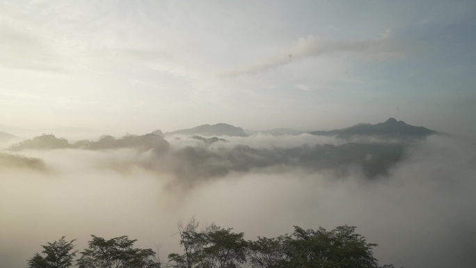 武夷山云海日出延时