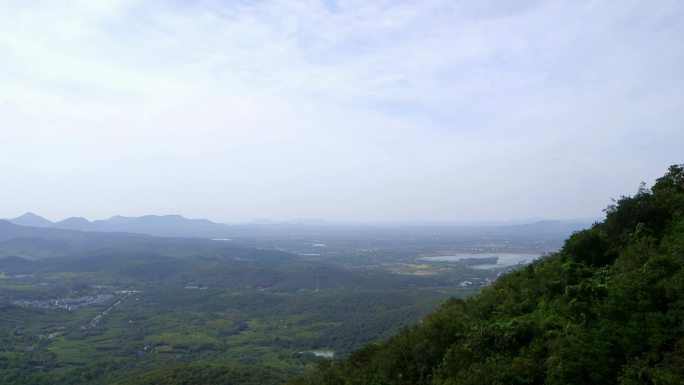 茅山山脉风景树林湖面6C018