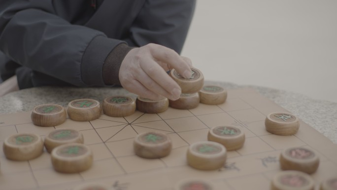 象棋公园老人下象棋4K