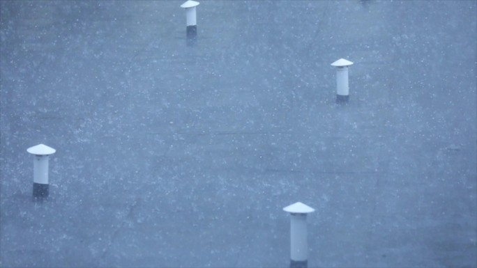 4K60帧下雨冰雹大雨高帧慢镜