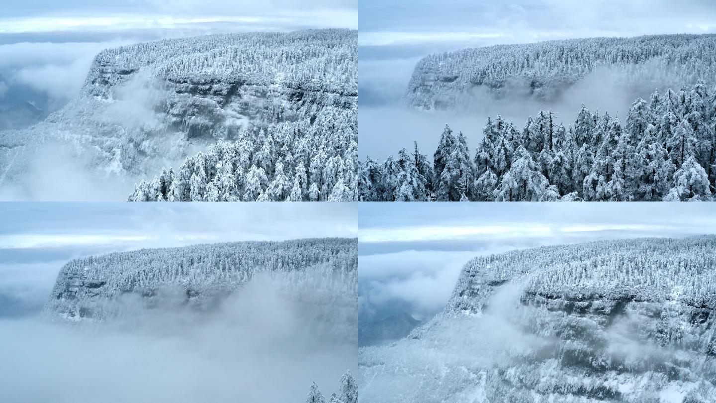 冰雪瓦屋山