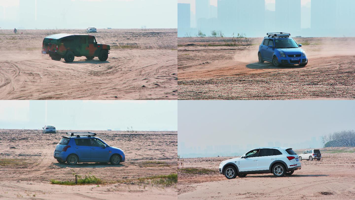 【原创4K】家用车越野沙漠行驶