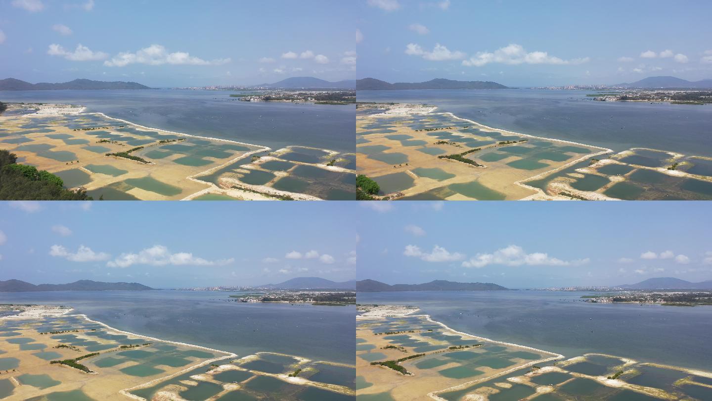 4k航拍海南陵水黎安港