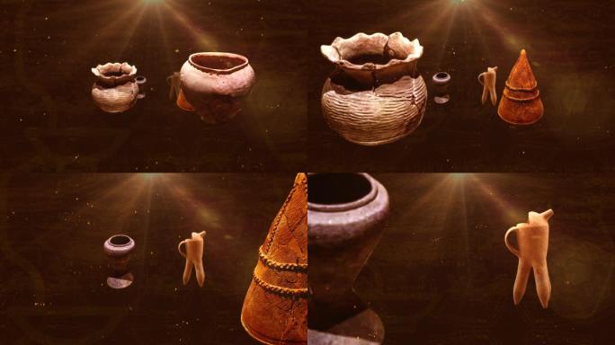 先民陶器、陶罐