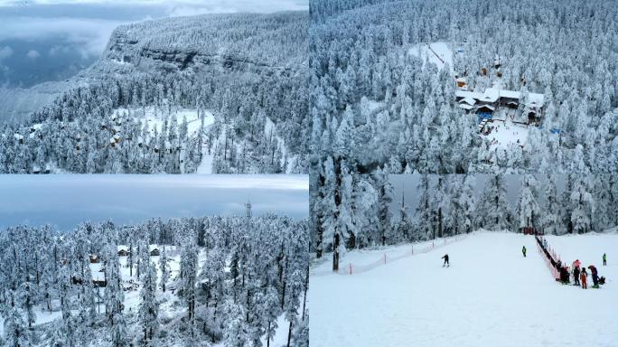 瓦屋山山顶滑雪场