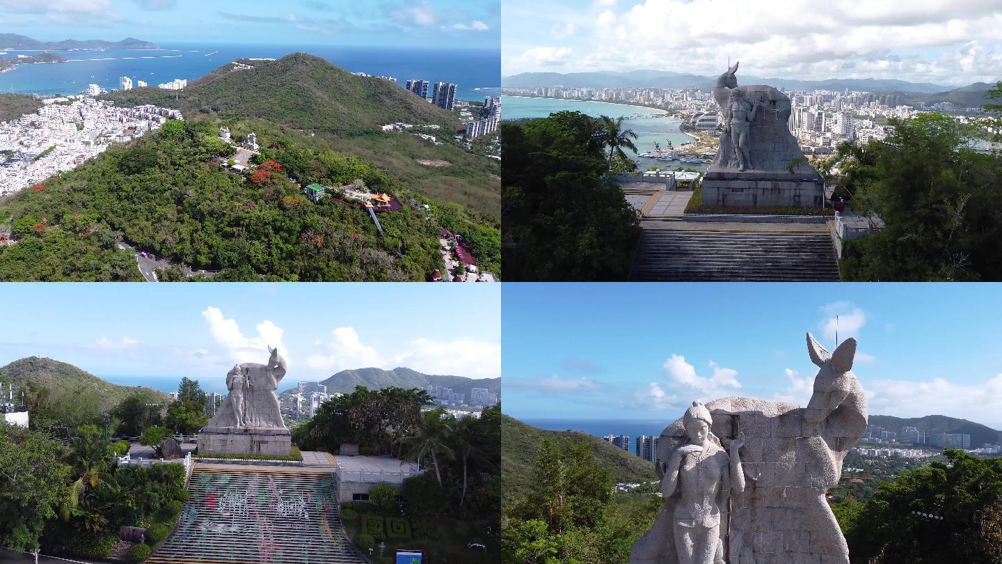 海南三亚一见钟情鹿回头风景区