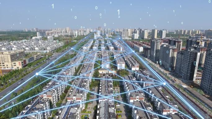 4K科技城市智慧交通未来智慧城市