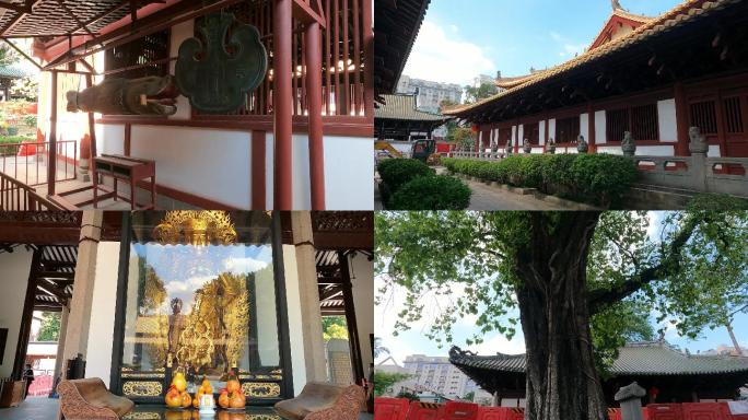 广州光孝寺佛教寺庙建筑素材