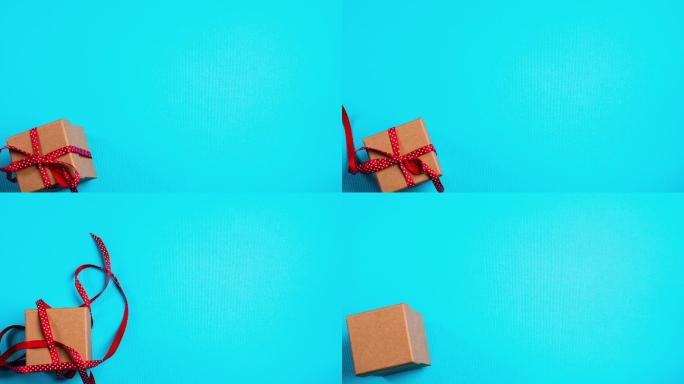 礼品盒动作动画创意视觉生日礼物新年礼物