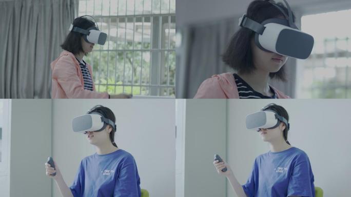 4K青少年VR眼睛游戏训练