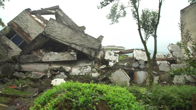 北川老县城地震遗址