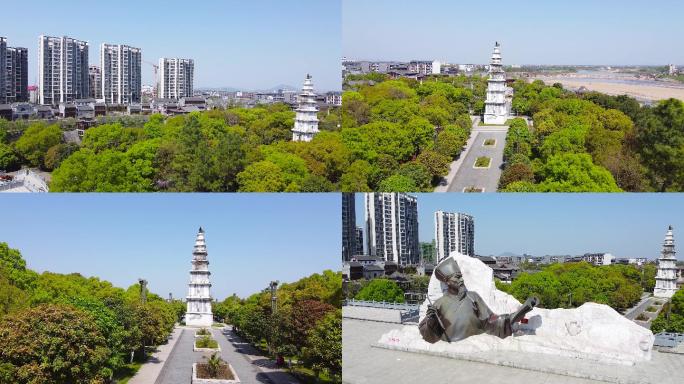 欧阳修雕像江西吉安教育以人为本5a景区