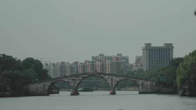杭州京杭大运河拱宸桥古建筑