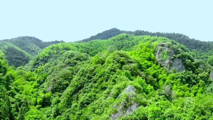 4K青山山自然风光延时霍山