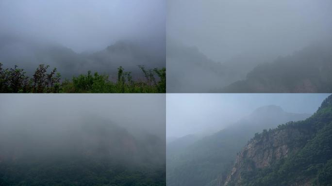 山间雨雾云雾