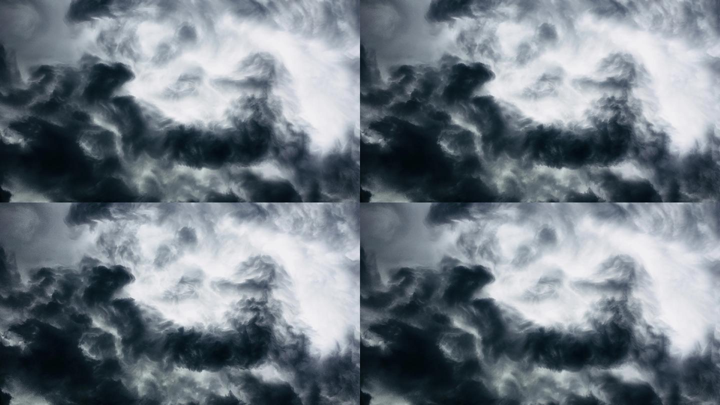 4K艺术抽象云