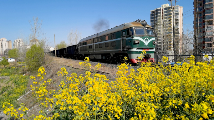 铁路调度煤炭运输货物运输内燃机车
