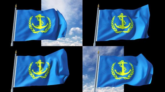 4K海事局旗帜+透明通到