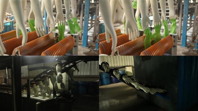 工业塑胶手套生产车间流程