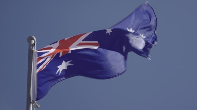 4K-各国国旗-澳大利亚国旗