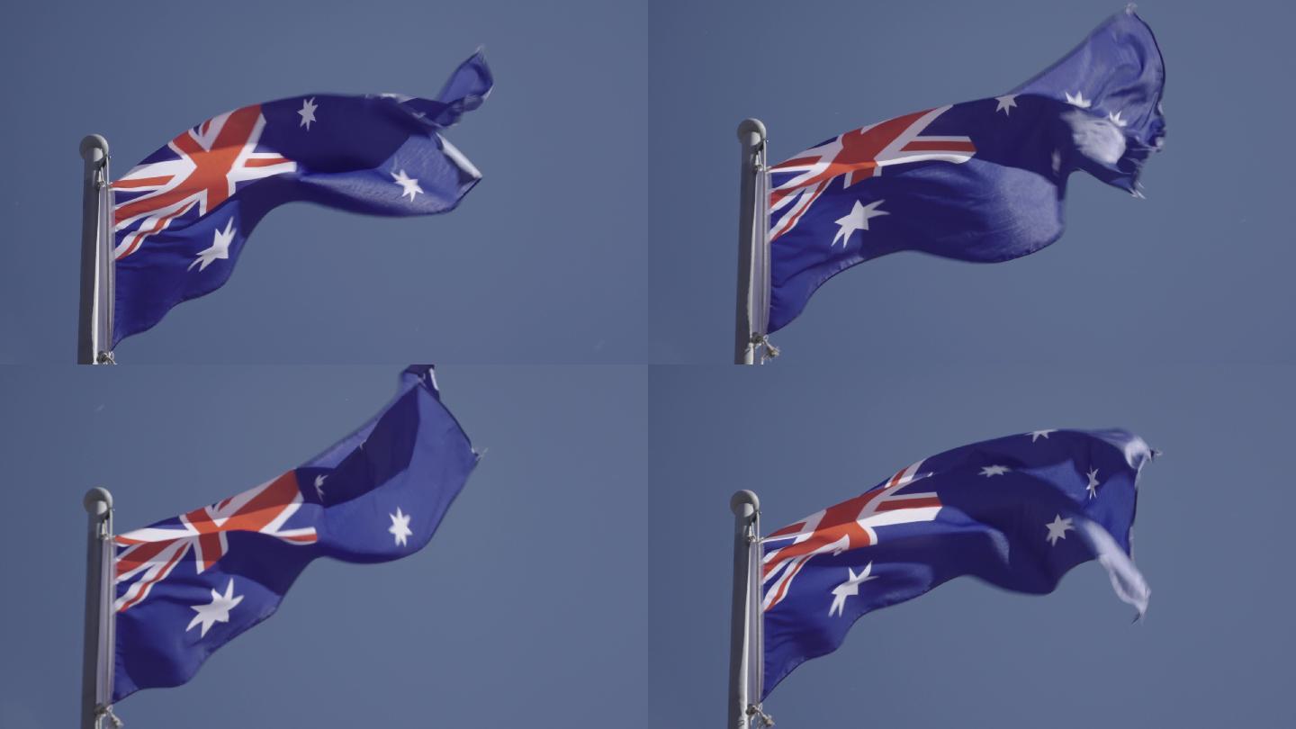 4K-各国国旗-澳大利亚国旗