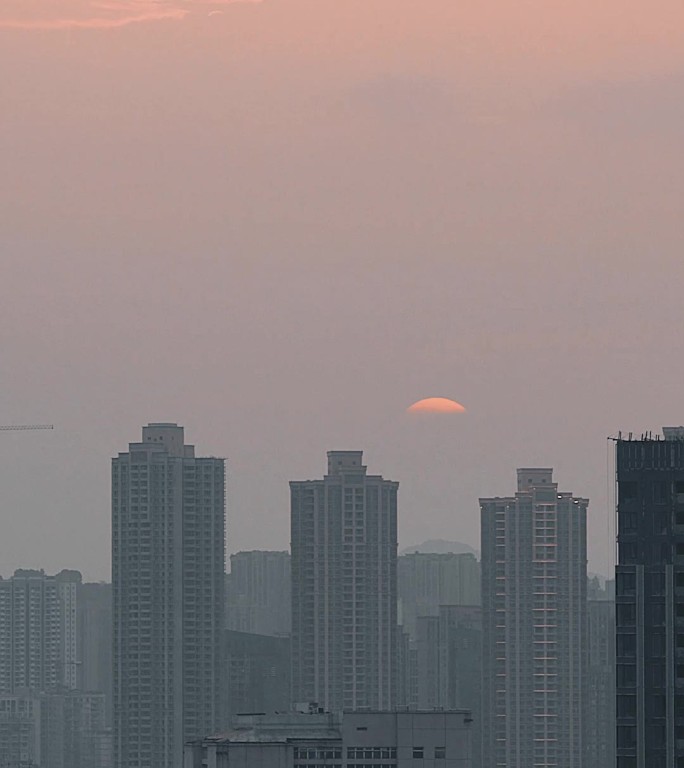 重庆城市夕阳
