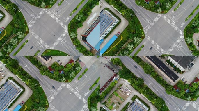 4K航拍江苏南通城市风光