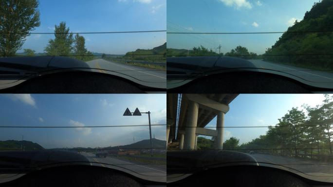 夏季山路自驾游04（车尾视角）
