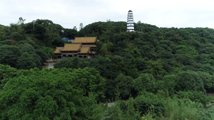 四川宜宾白塔山航拍