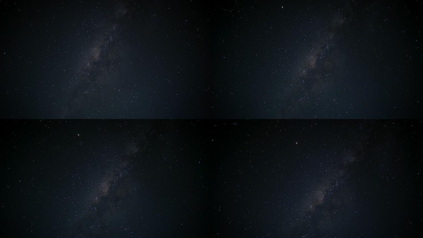 夜空中的银河银河延时摄影银河系