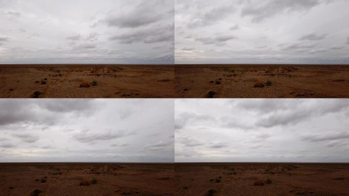 戈壁沙漠阴云延时