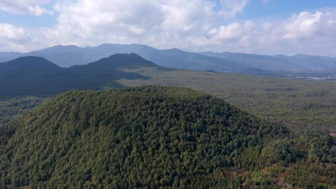 腾冲火山马站火山火山口火山火山航