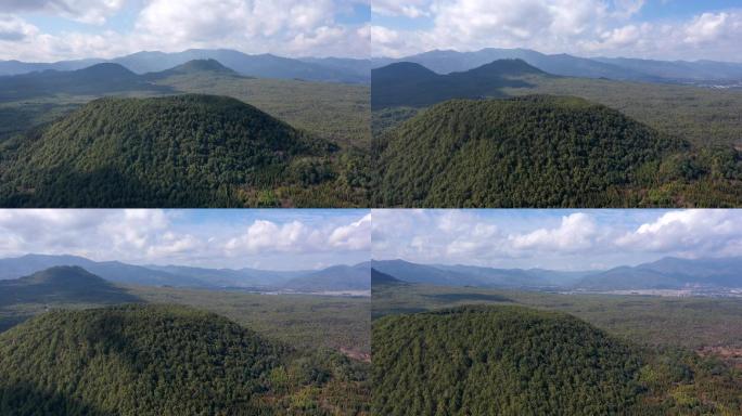 腾冲火山马站火山火山口火山火山航