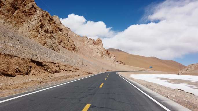 西藏申扎县羌塘草原的公路（3）