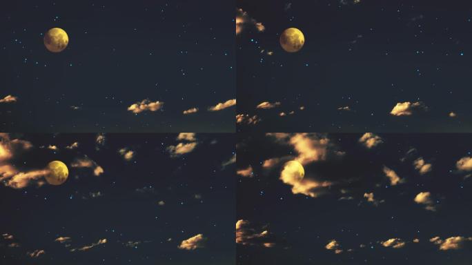 【HD天空】魔幻奇幻星空月亮星光暗夜仙境